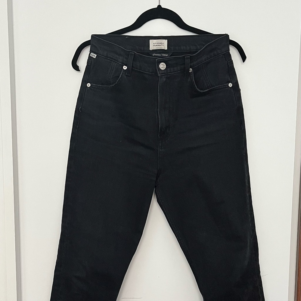 Citizens of Humanity Valerie High-Rise Tapered Stirrup Jeans - Size 27